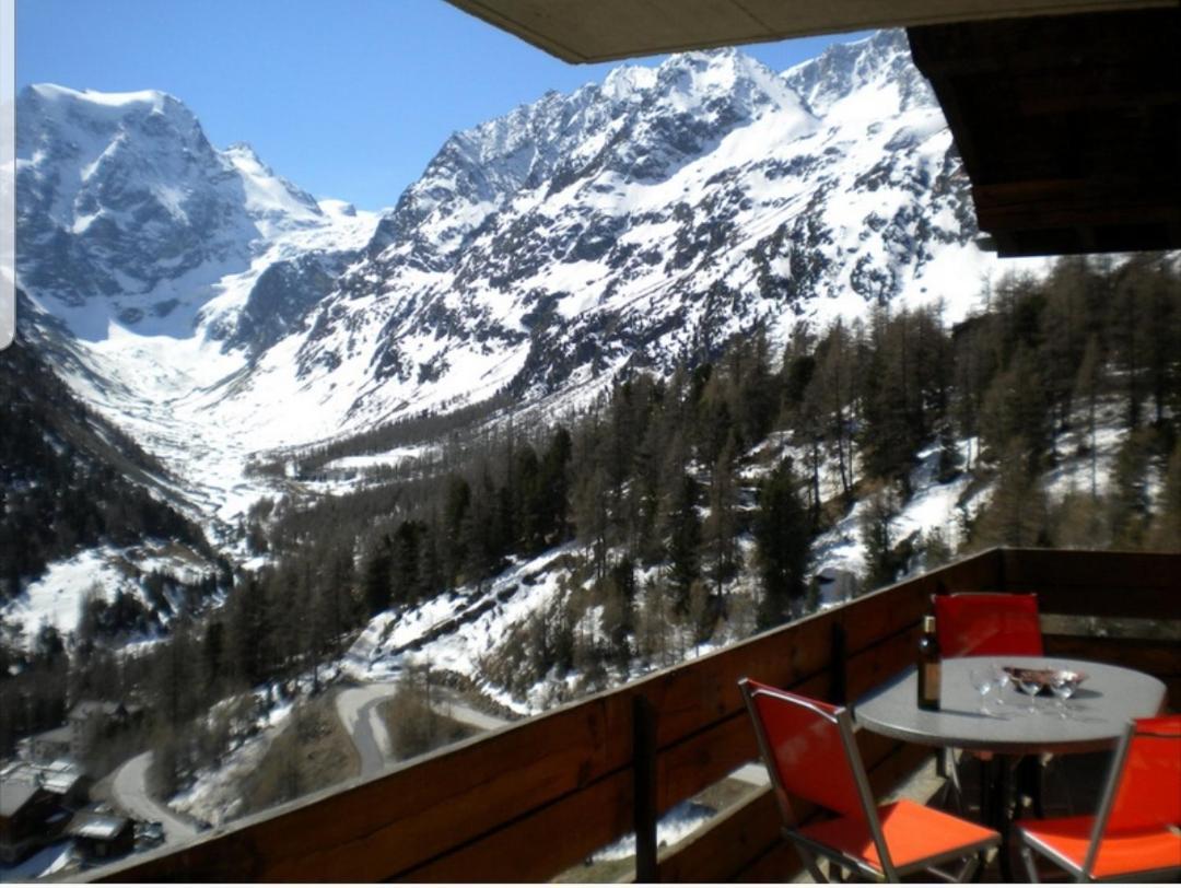 Le Panorama - Appartement 54 A Arolla Face Aux Montagnes A 150M Des Pistes Evolène Eksteriør bilde
